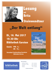 Lesung Brita Steinwendtner Der Welt entlang